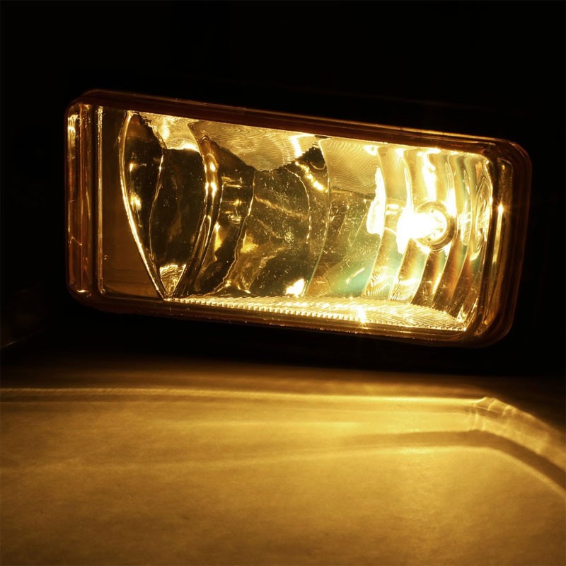 Front OE Fog Light Lamp+Chrome Bezel+Bulbs Smoke Lens For 15-18 Tahoe/Suburban-Exterior-BuildFastCar