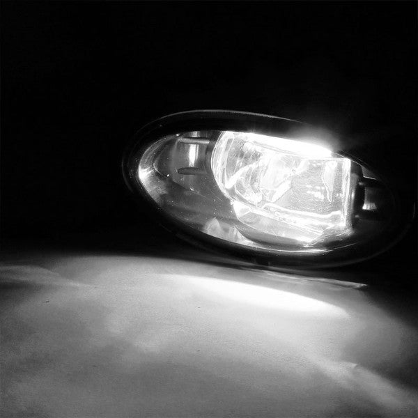 Clear Lens LED Front Bumper Fog Light Lamp+Switch For 09-13 Civic/08-11 Accord-Exterior-BuildFastCar