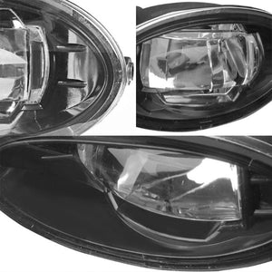 Clear Lens LED Front Bumper Fog Light Lamp+Switch For 09-13 Civic/08-11 Accord-Exterior-BuildFastCar