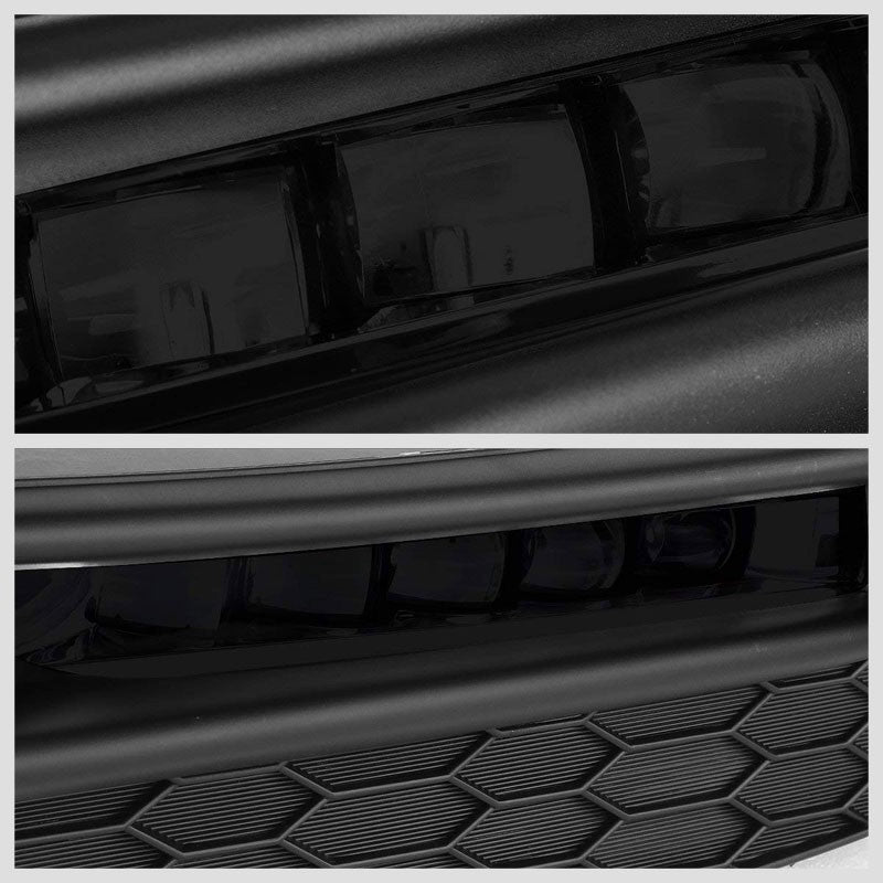 Front Bumper Driving Fog Light Lamp 12V 6000K LED Smoke Lens For 16-17 Accord-Exterior-BuildFastCar
