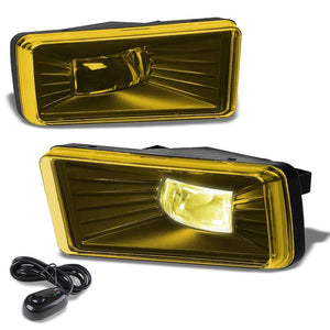 Front Bumper Driving Fog Light Lamp 12V LED Amber Lens For 07-15 Silverado 1500-Exterior-BuildFastCar