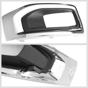 Front Fog Light Lamp+Chrome Bezel 12V 6000K LED Clear Lens For 15-18 Yukon/XL-Exterior-BuildFastCar