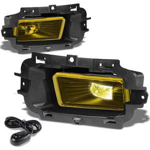Front Driving Fog Light Lamp 12V 6000K LED Amber Lens For 14-15 Silverado 1500-Exterior-BuildFastCar