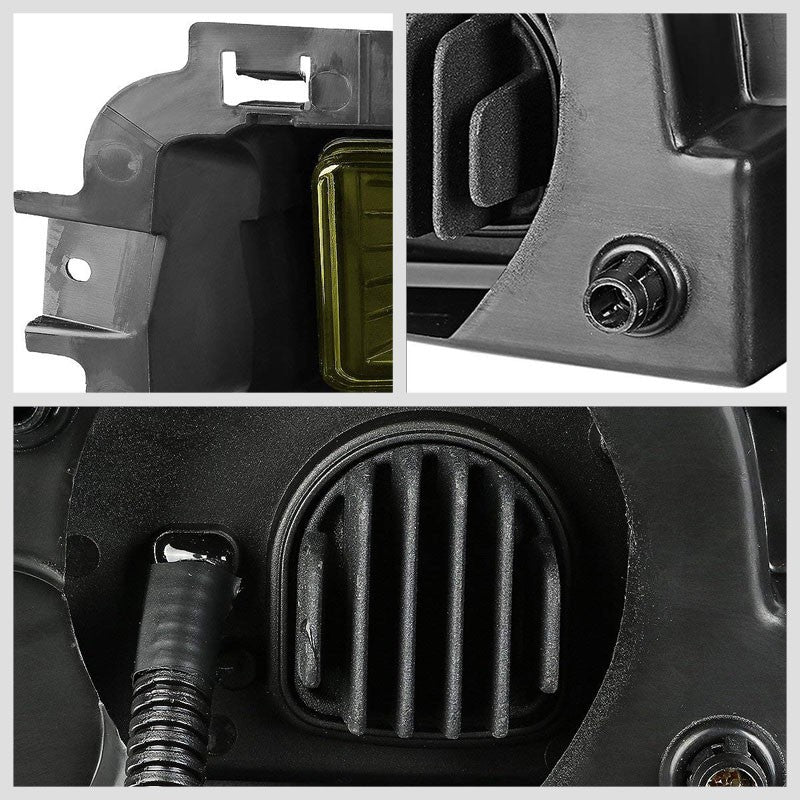 Front Driving Fog Light Lamp 12V 6000K LED Amber Lens For 14-15 Silverado 1500-Exterior-BuildFastCar
