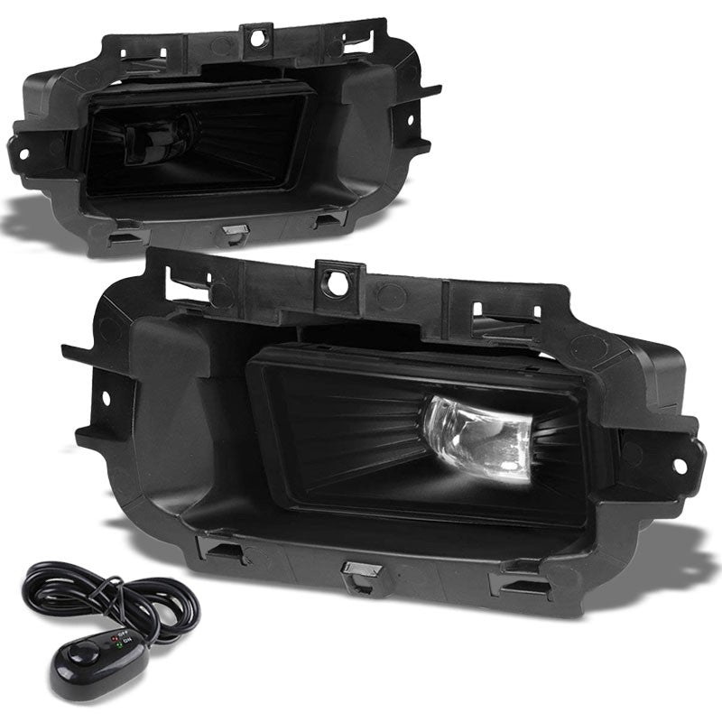 Front Driving Fog Light Lamp 12V 6000K LED Smoke Lens For 14-15 Silverado 1500-Exterior-BuildFastCar