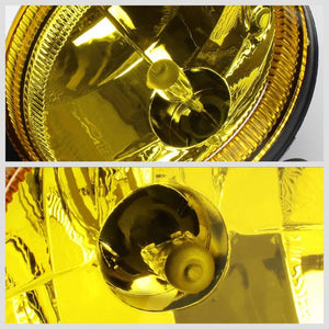 Front Bumper Drive Fog Light Lamp+Bulbs Amber Lens For 94-98 Ram 1500 2500 3500-Exterior-BuildFastCar