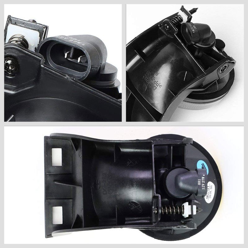 Front Bumper Drive Fog Light Lamp+Bulbs Clear Lens For 94-98 Ram 1500 2500 3500-Exterior-BuildFastCar