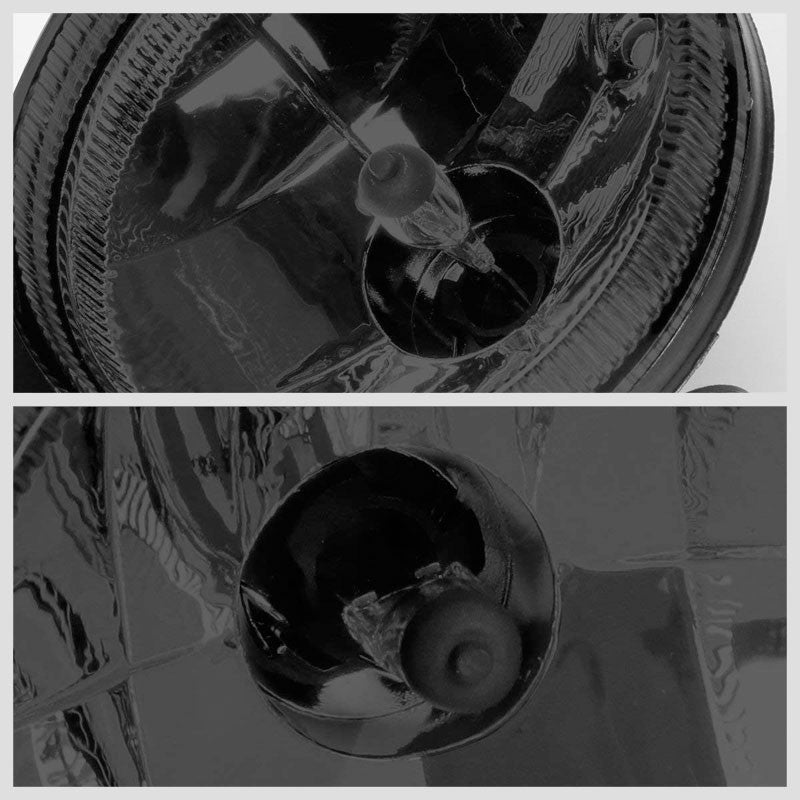 Front Bumper Drive Fog Light Lamp+Bulbs Smoke Lens For 94-98 Ram 1500 2500 3500-Exterior-BuildFastCar