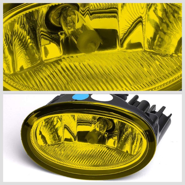 Amber Lens Front Driving Fog Light Lamp With Chrome Trim+Switch For 17-18 CR-V-Exterior-BuildFastCar