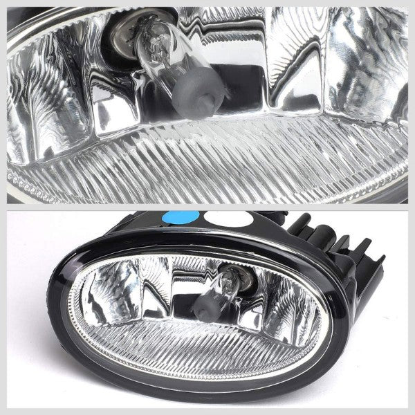 Clear Lens Front Driving Fog Light Lamp With Chrome Trim+Switch For 17-18 CR-V-Exterior-BuildFastCar