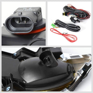 Amber Lens Front Driving Fog Light Lamp Kit+Bezel+Switch For 17-18 Nissan Rogue-Exterior-BuildFastCar