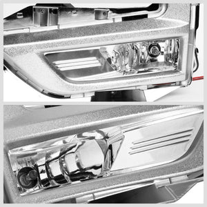 Clear Lens Front Driving Fog Light Lamp Kit+Bezel+Switch For 17-18 Nissan Rogue-Exterior-BuildFastCar