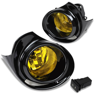 Amber Lens Front Driving Fog Light Lamp Kit+Switch For 15-18 Toyota Prius C-Exterior-BuildFastCar