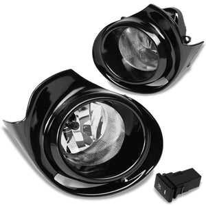 Clear Lens Front Driving Fog Light Lamp Kit+Switch For 15-18 Toyota Prius C-Exterior-BuildFastCar
