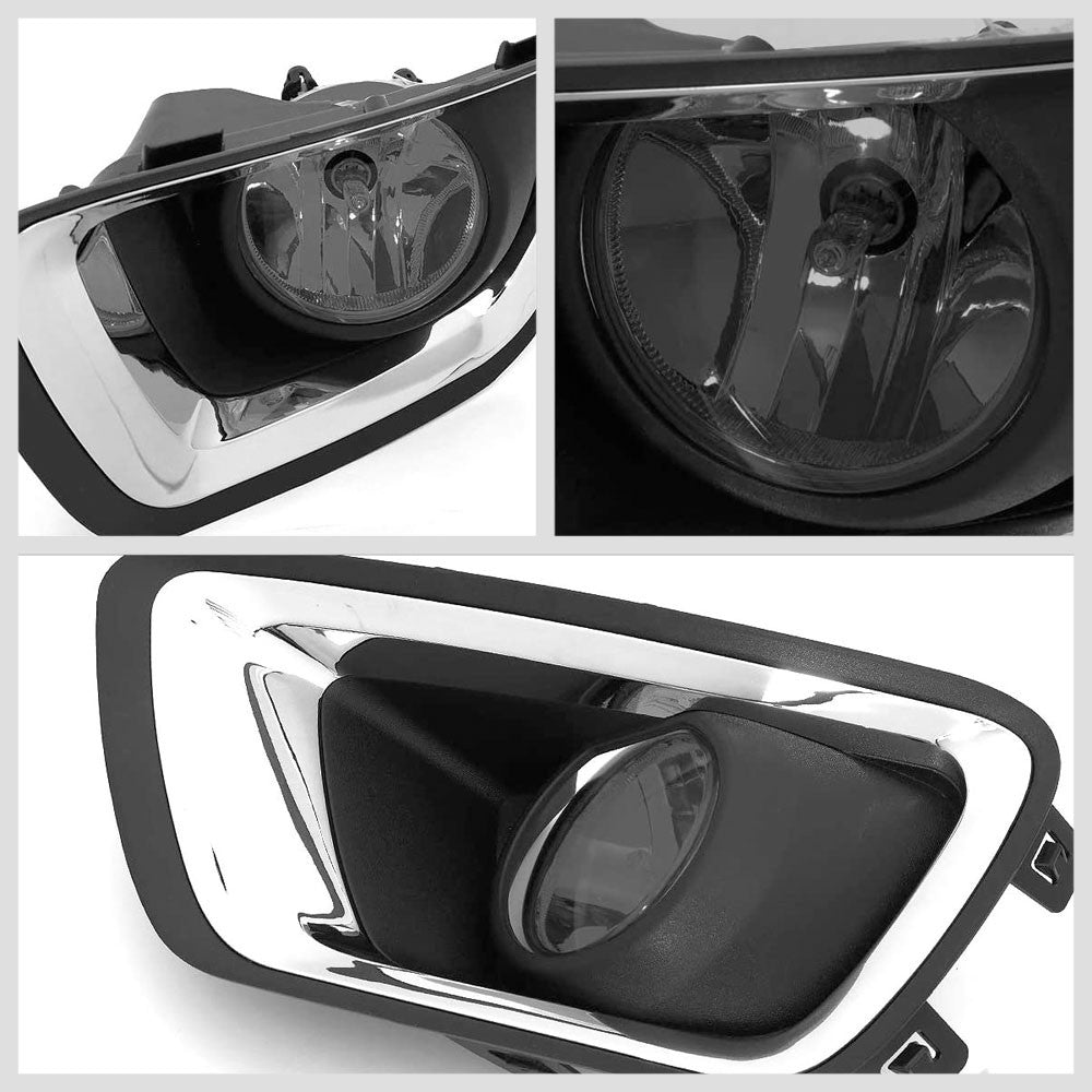 15-19 Chevrolet Colorado Smoke Lens Bezel Cover Fog Light