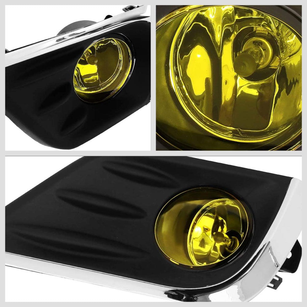 16-18 Nissan Altima Sedan Amber Lens Bezel Cover Fog Light