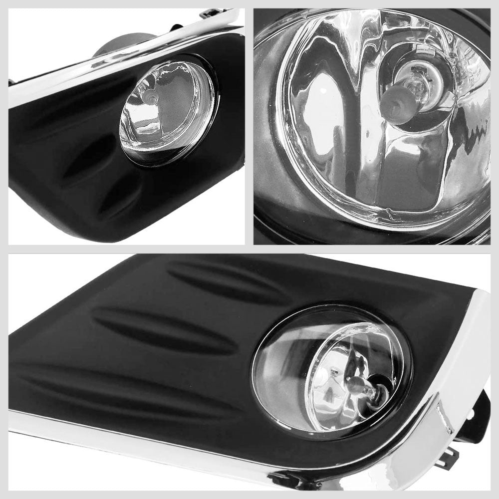 16-18 Nissan Altima Sedan Clear Lens Bezel Cover Fog Light