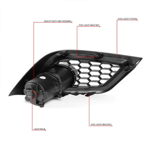 Front Bumper Clear Lens Fog Light Lamp+Bulbs For 16-18 Scion/Toyota Corolla iM-Lighting-BuildFastCar