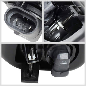 Front Bumper Clear Lens Fog Light Lamp+Bulbs For 04-07 Silverado 1500 HD Classic-Lighting-BuildFastCar