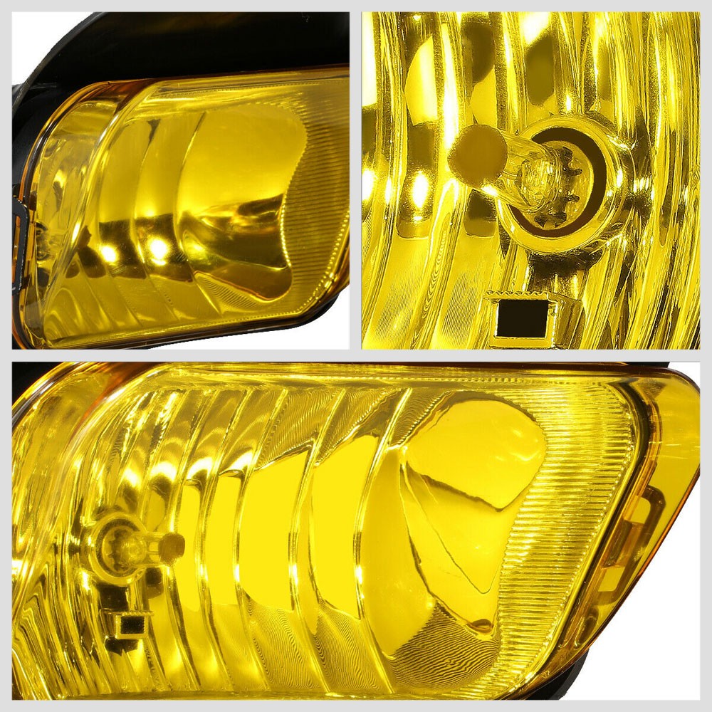 Front Bumper Amber Lens Fog Light Lamp+Bulbs For 02-06 Chevy Avalanche 1500 2500-Lighting-BuildFastCar