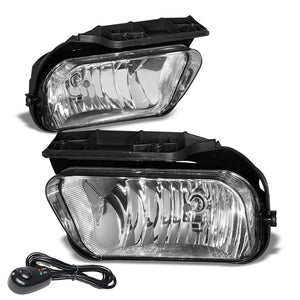 Front Bumper Clear Lens Fog Light Lamp+Bulbs For 02-06 Chevy Avalanche 1500 2500-Lighting-BuildFastCar