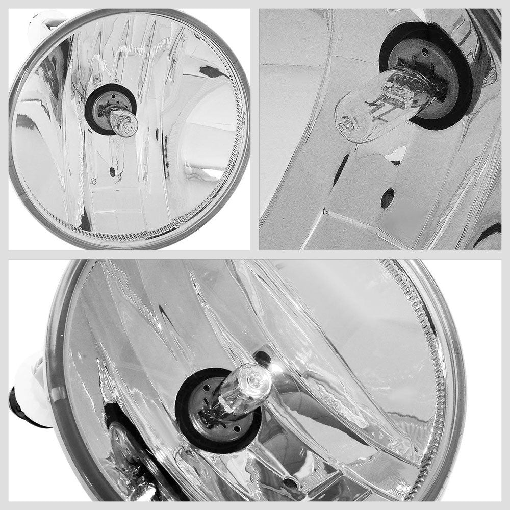 Front Bumper Clear Lens Fog Light Lamp+Bulbs For 15-19 Chevrolet Colorado-Lighting-BuildFastCar
