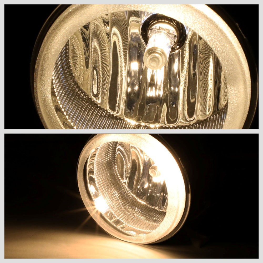 Clear Lens Front Bumper Fog Light Lamps +Switch 08-10 Dodge Challenger BFC-FOLK-311-CH