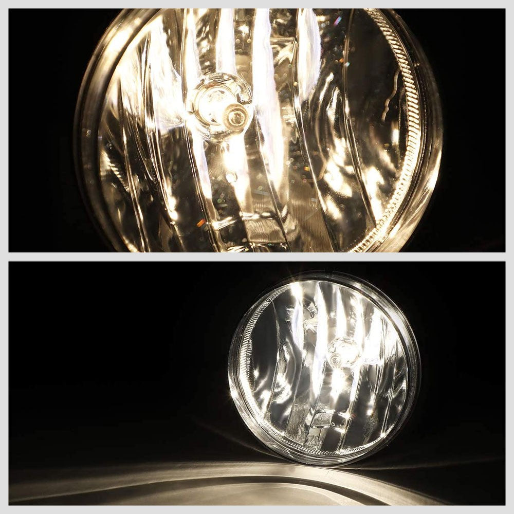 GMC Sierra 1500 Clear Lens Reflector Fog Light Lamp Kit