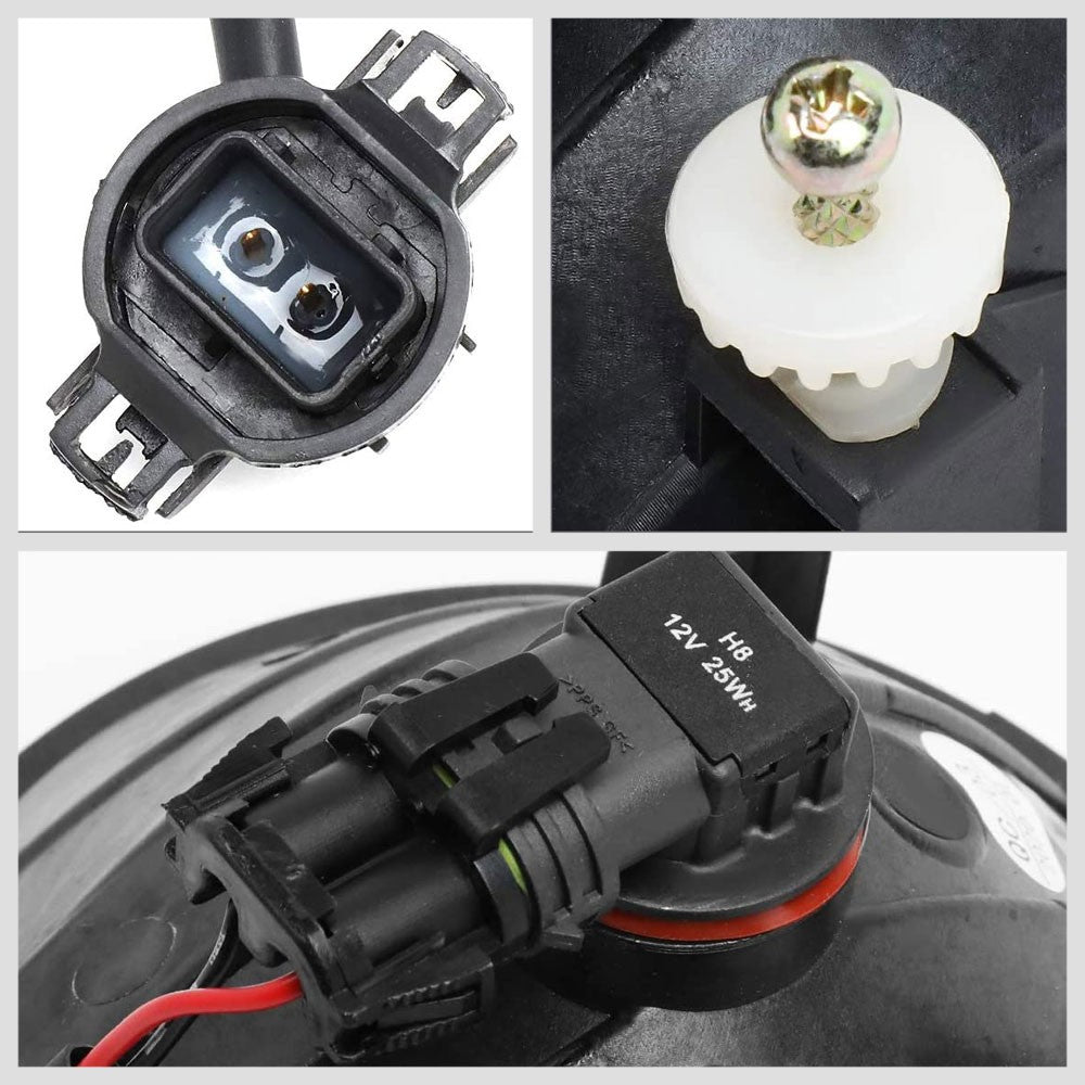 GMC Sierra 1500 Clear Lens Reflector Fog Light Lamp Kit