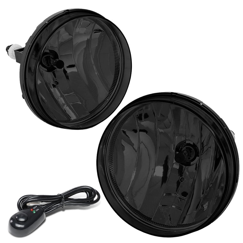 GMC Sierra 2500 HD Smoke Lens Reflector Fog Light Lamp Kit