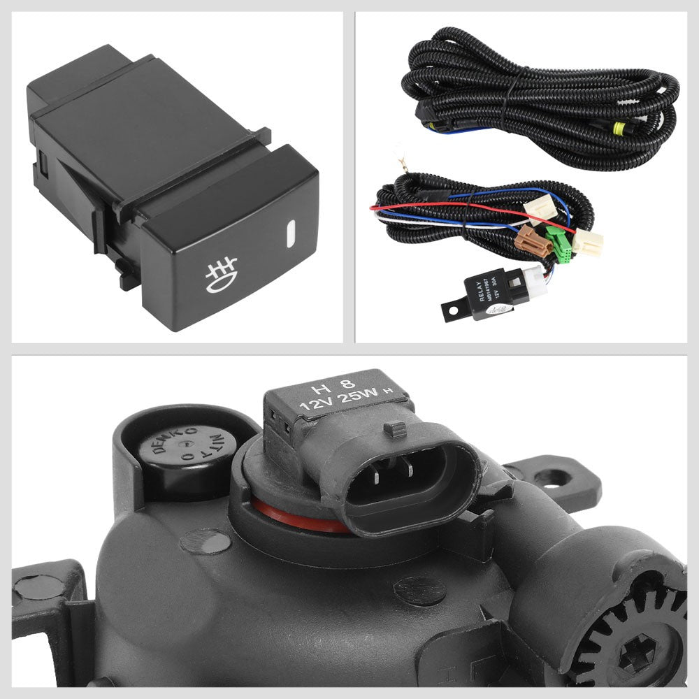 19-UP Honda Civic FC 2DR 4DR Amber Lens Reflector Fog Light