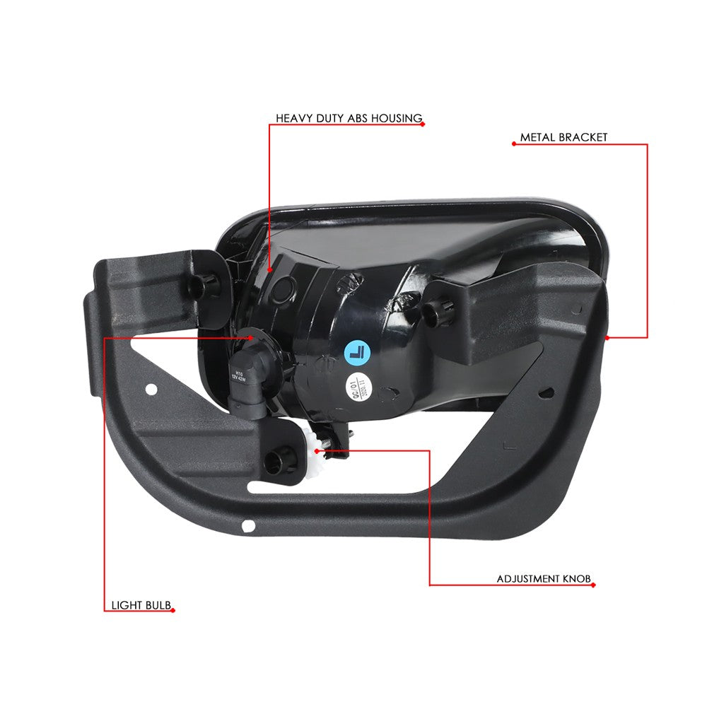 Front Bumper Replace Left/Right Halogen Fog Light w/Switch For 09-10 Ram 1500