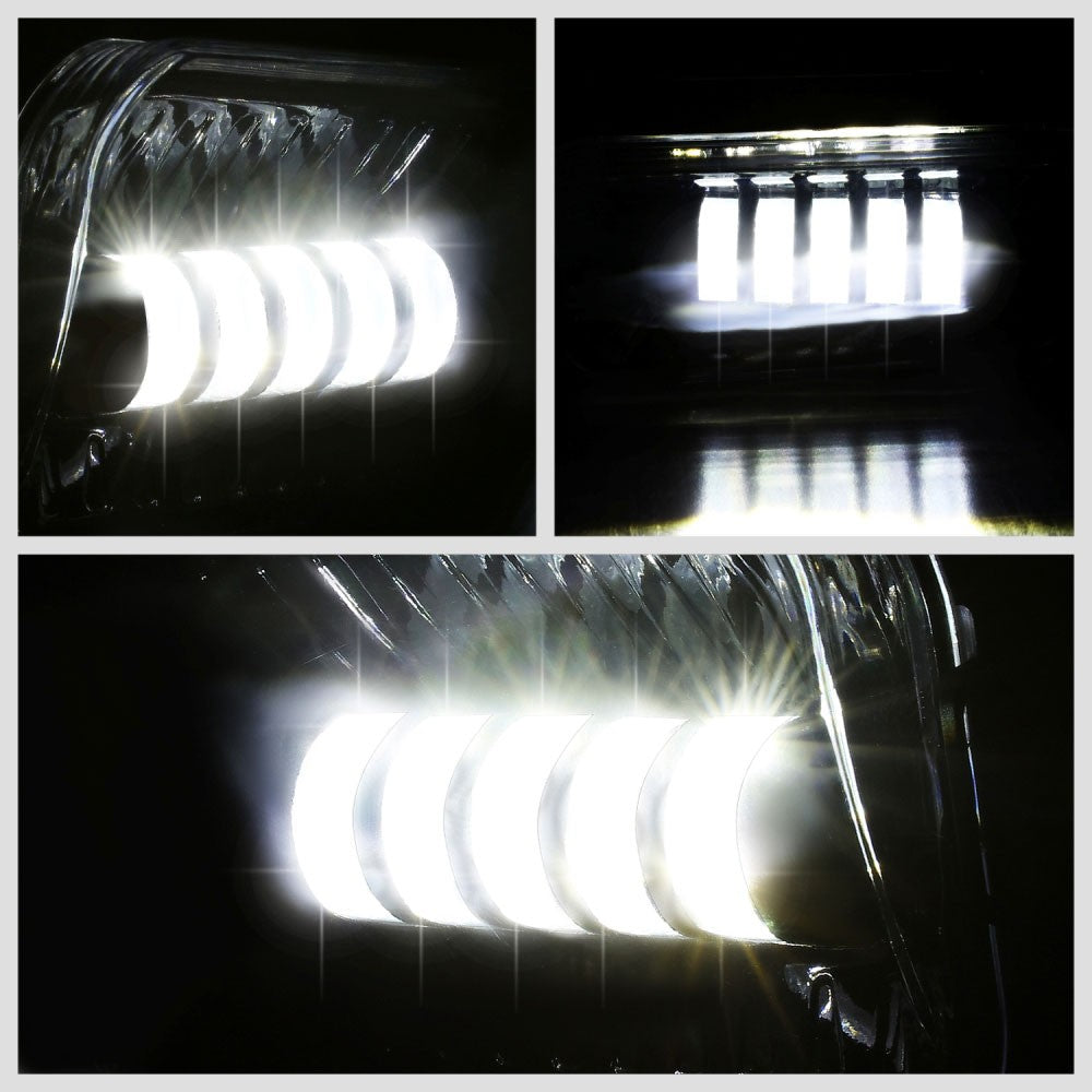 Clear Lens LED Front Bumper Fog Light Lamp 03-07 Silverado Avalanche BFC-FOLK-339-CH