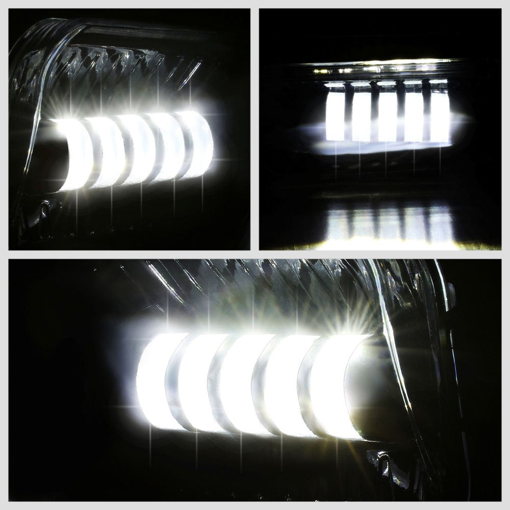 Smoked Len LED Front Bumper Fog Light Lamp 03-07 Silverado 1500-3500 BFC-FOLK-339-SM