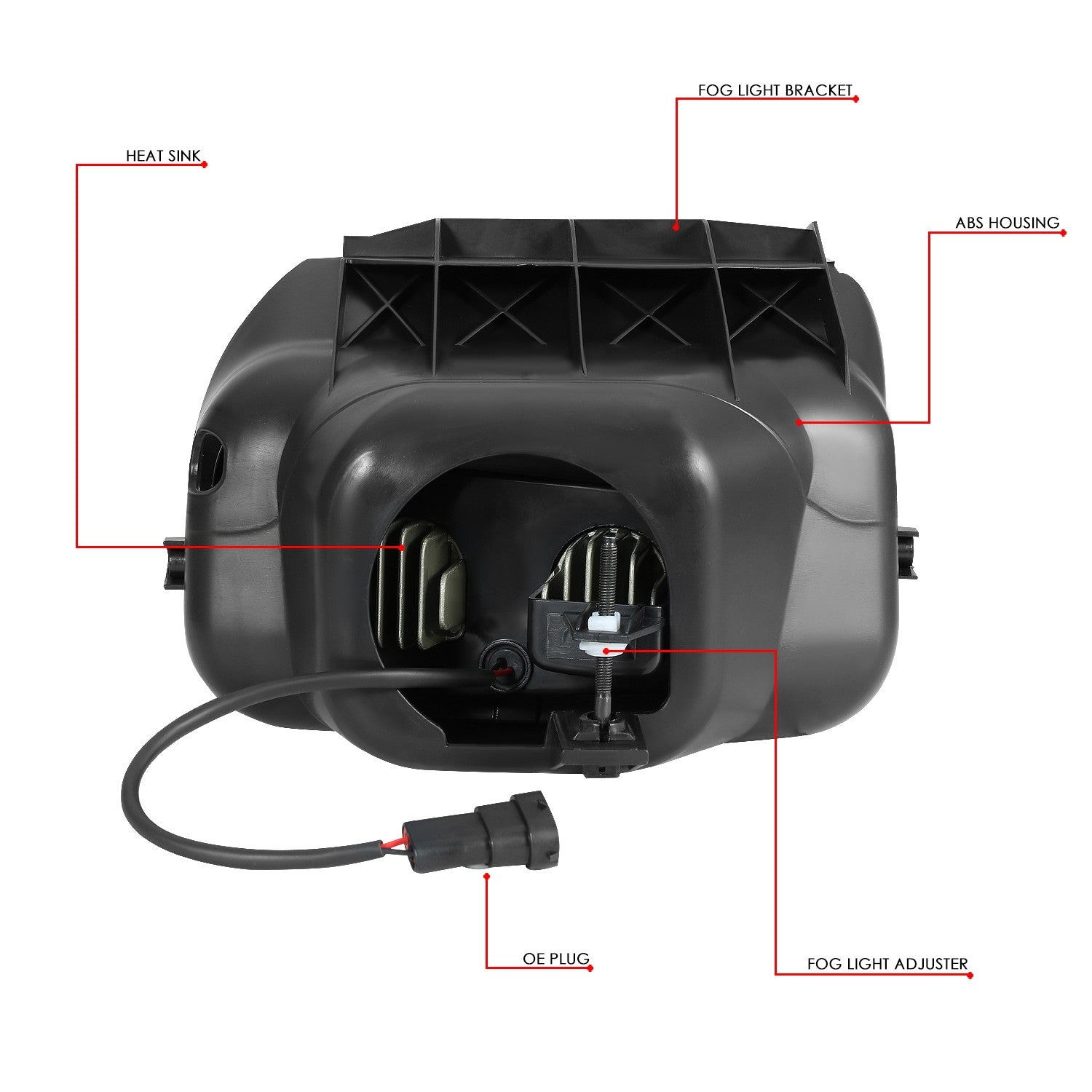 Smoked Len LED Front Bumper Fog Light Lamp 03-07 Silverado 1500-3500 BFC-FOLK-339-SM