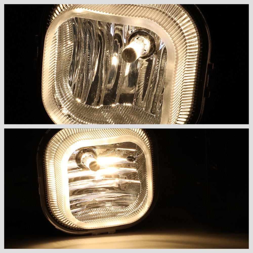 Front Bumper Replace Left/Right Halogen Fog Light 9145 Bulb For 05-07 F-450 SD