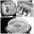 Front Bumper Replace Left/Right Halogen Fog Light 9145 Bulb For 05-07 F-450 SD