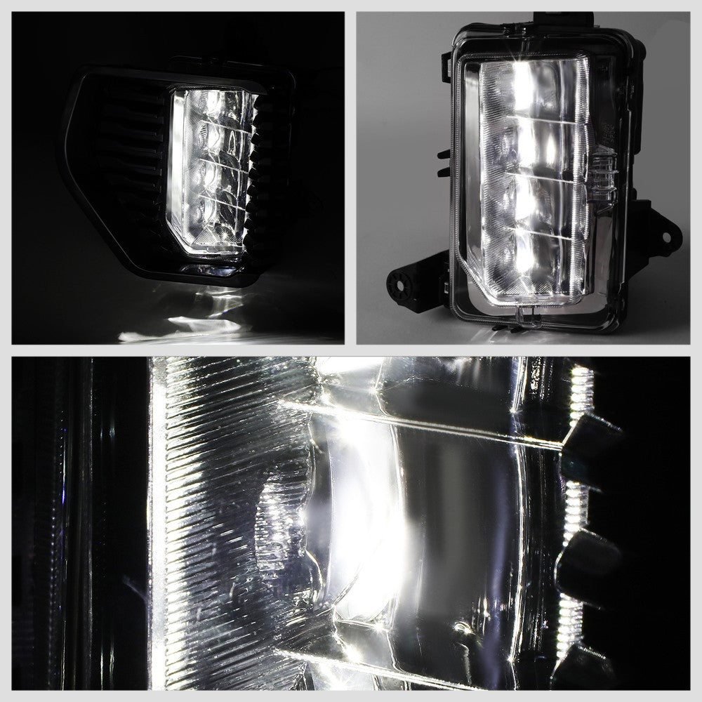 Front Bumper Replace Smoke LED Fog Light w/Switch For 19-21 Sierra 1500