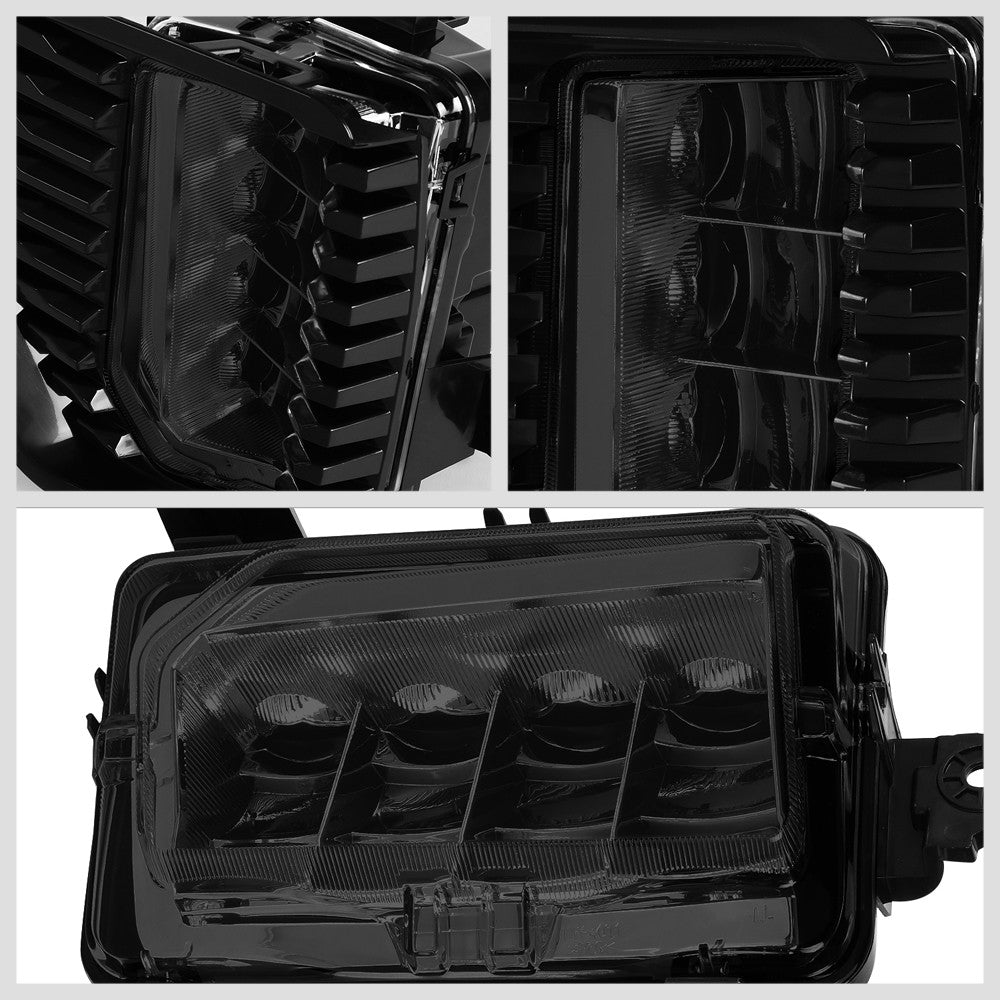 Front Bumper Replace Smoke LED Fog Light w/Switch For 19-21 Sierra 1500