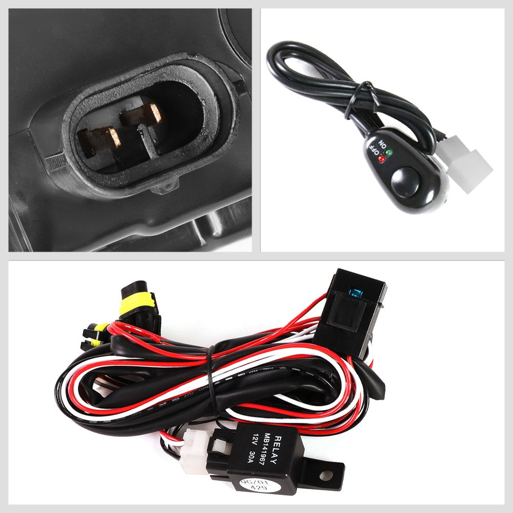 Front Bumper Replace Smoke LED Fog Light w/Switch For 19-21 Sierra 1500