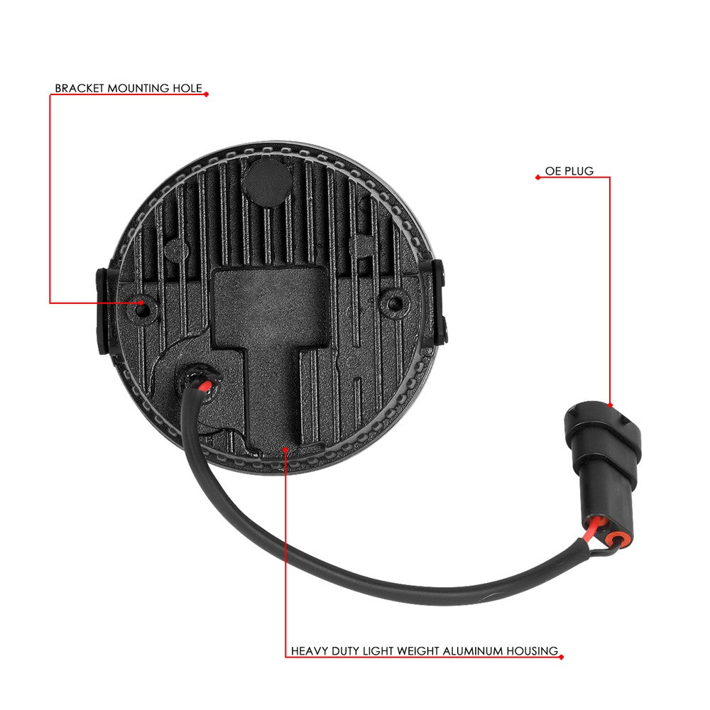 Front Bumper Replace Left/Right LED Fog Light Bulb For 11-13 M37