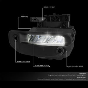 Smoked Lens LED Front Bumper Fog Light Lamps 19-22 Ram 1500 DT 5th BFC-FOLK-350-SM