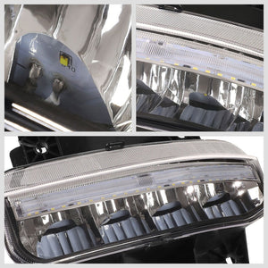 Clear Lens LED Front Bumper Fog Light Lamps+DRL Bar 19-22 Ram 1500 BFC-FOLK-351-CH