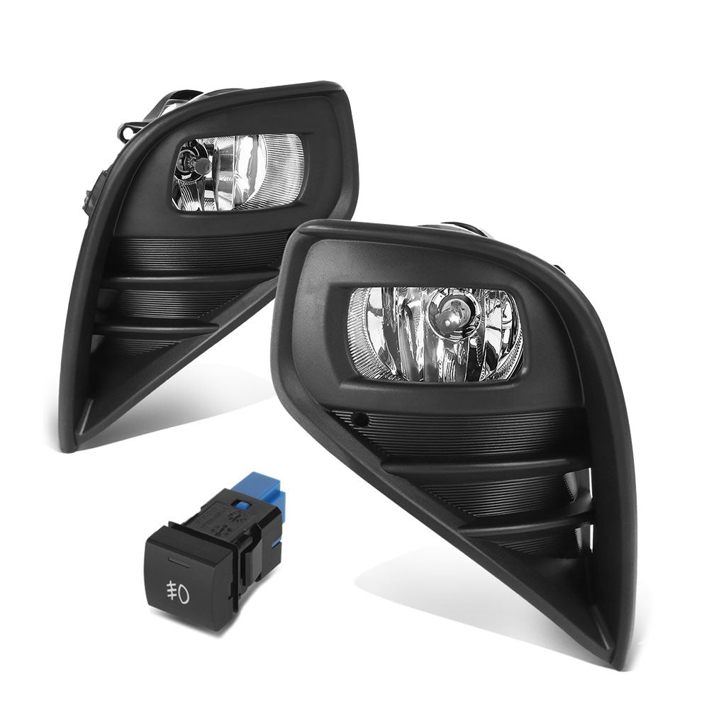 Clear Lens Front Bumper Fog Light Lamps 20+ Toyota Highlander XU70 BFC-FOLK-352-CH