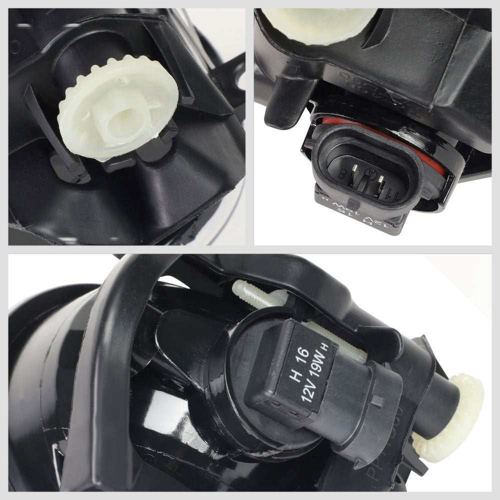 Clear Lens Front Bumper Fog Light Lamps 20+ Toyota Highlander XU70 BFC-FOLK-352-CH