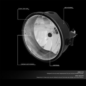Clear Lens Front Bumper Fog Light Lamps 06-10 F-150/06-10 Mark LT BFC-FOLK-356-CH