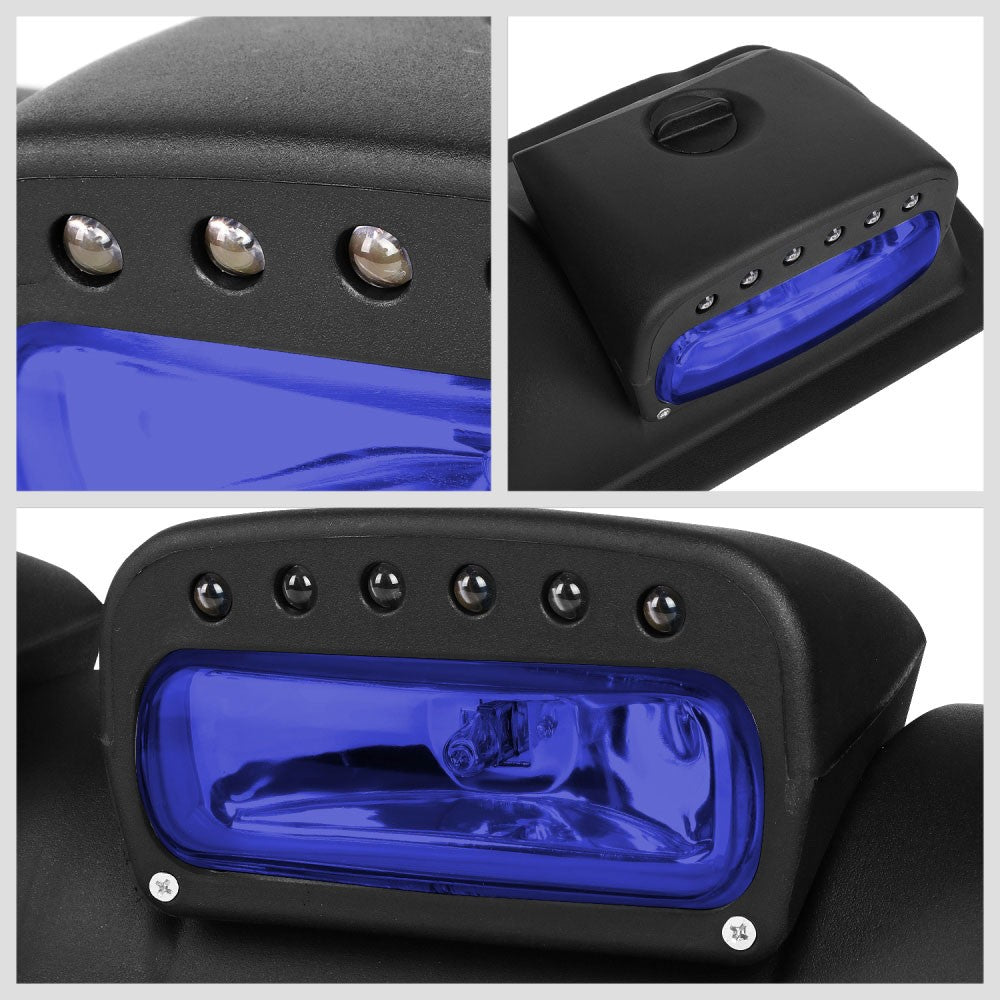 Universal Off-Road Blue Lens Adjustable Quad Roof Mount Fog Light Lamp BFC-FOLK-360-BL