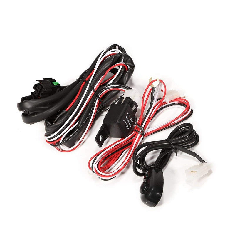 Front Bumper Replace Fog Light Kit Lamp+Bulbs Amber Lens For 14-15 Sierra 1500-Exterior-BuildFastCar