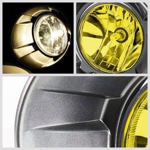 Front Bumper Drive Fog Light Lamp+Silver Bezel+Bulb Amber Lens For 10-13 Camaro-Exterior-BuildFastCar