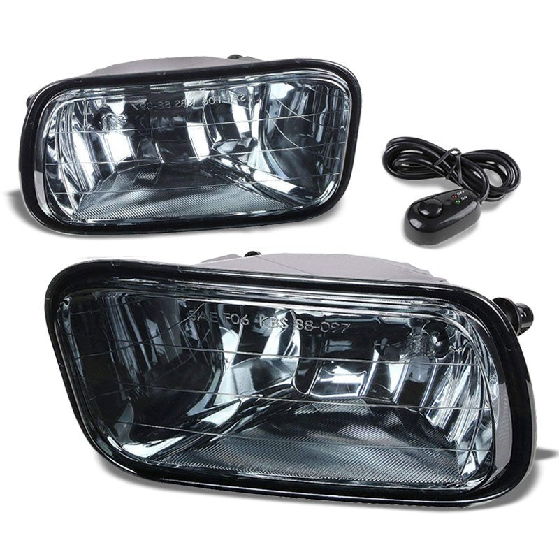 Front Bumper Driving OE Fog Light Lamp Kit+Bulbs Smoke Lens For 09-12 Ram 1500-Exterior-BuildFastCar